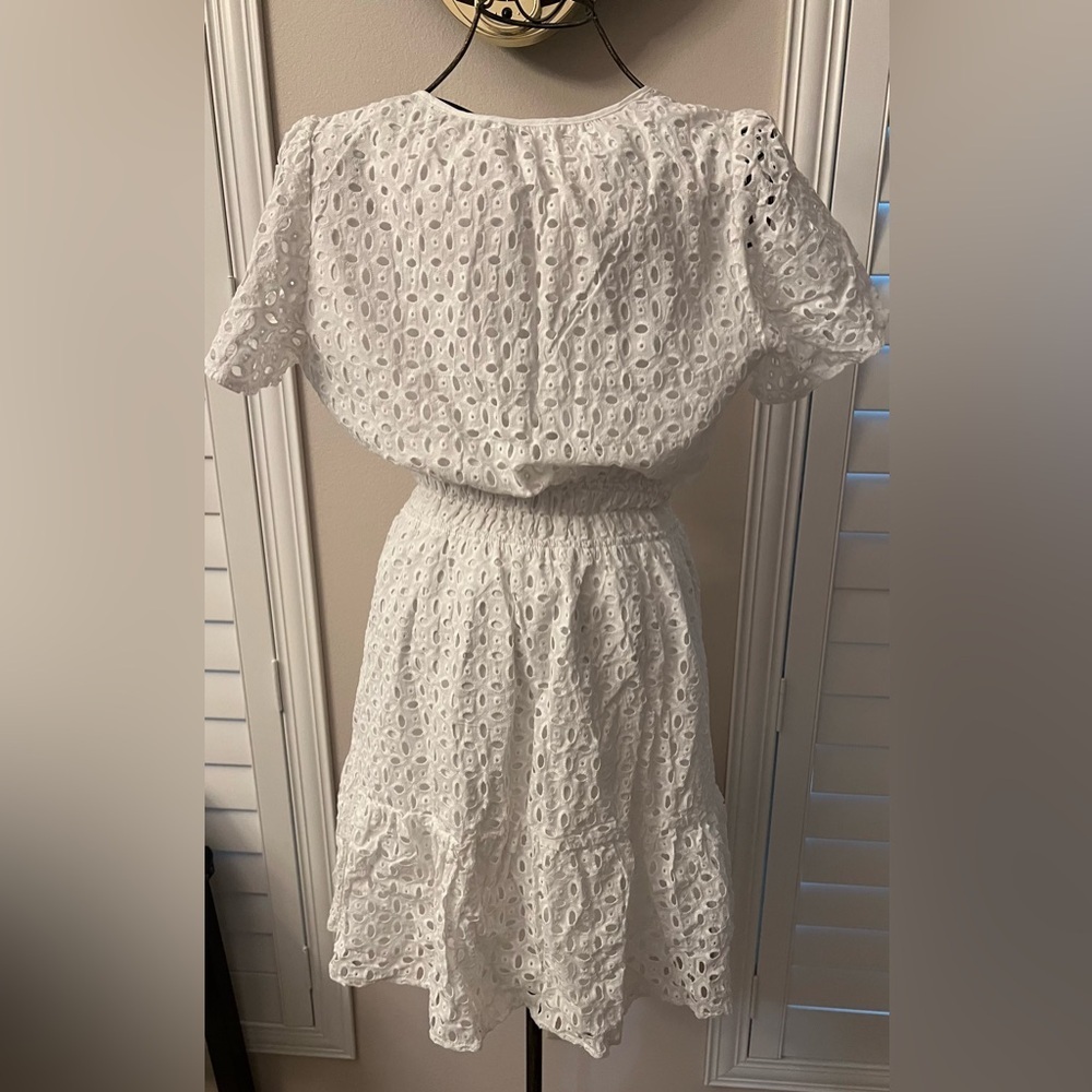 White Eyelet Dress - Picture 2 of 4